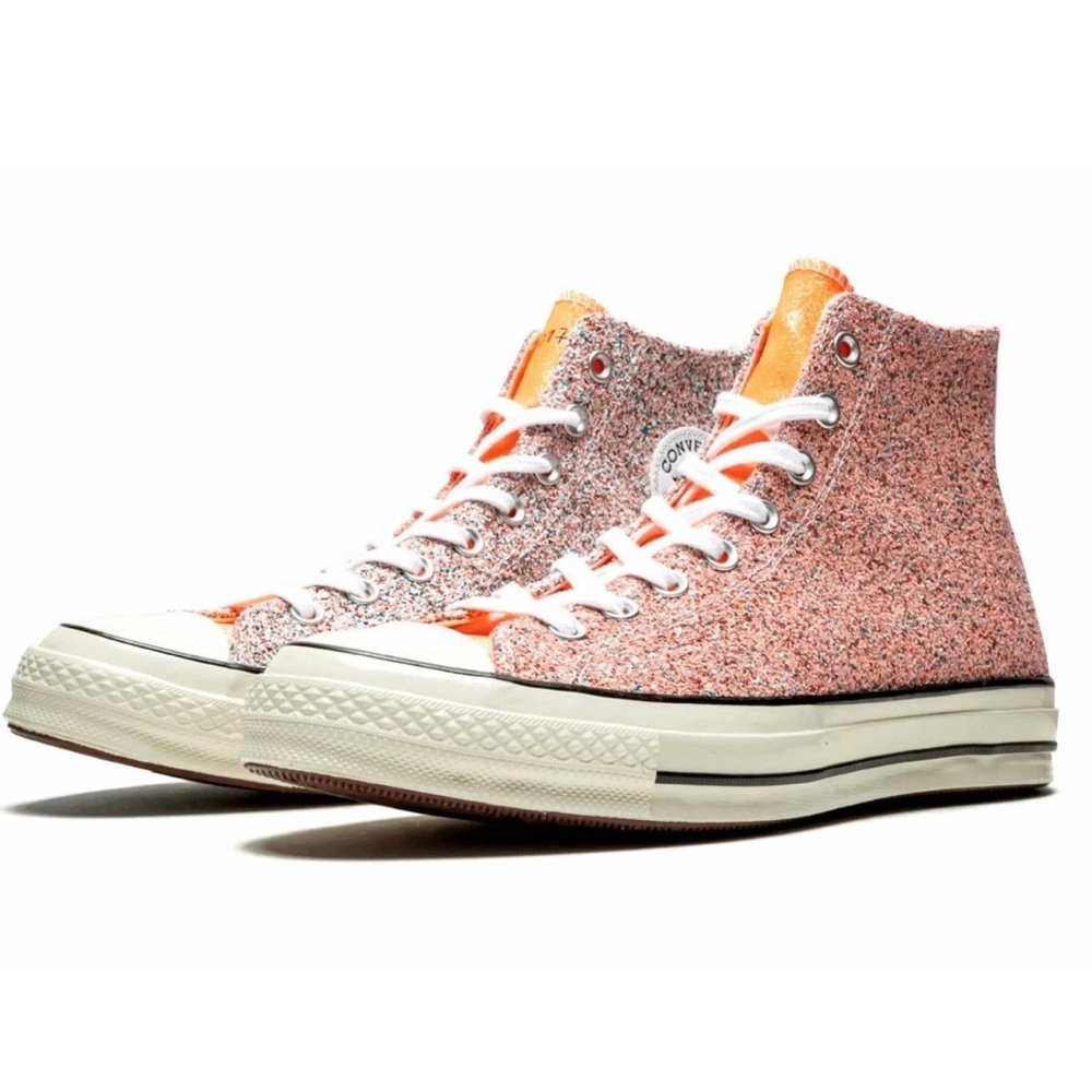 Converse Chuck Taylor All Star 70 Hi x JW Anderson Glitter Pink Orange